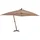 mit Holzmast 400 x 300 cm Taupe