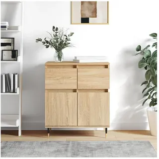 vidaXL Sideboard Sonoma-Eiche 60 x 35 x 70 cm Braun Holz