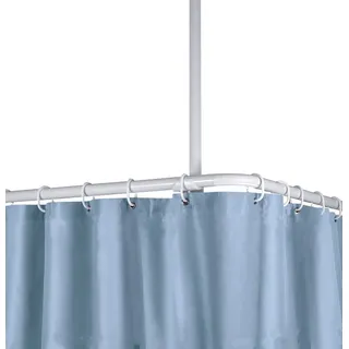 KLEINE WOLKE Deckenhalter für Duschstangen weiß