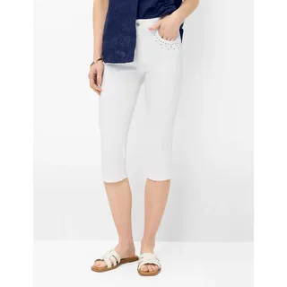 Brax Style SHAKIRA C WHITE, denim weiß, Gr. 46L