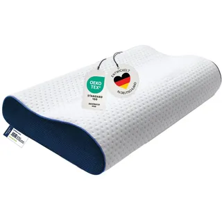 casimum Nackenstützkissen Orthopädisches ERGO VARIO 60 x 30 cm Weiß