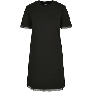 URBAN CLASSICS Shirtkleid Schwarz M