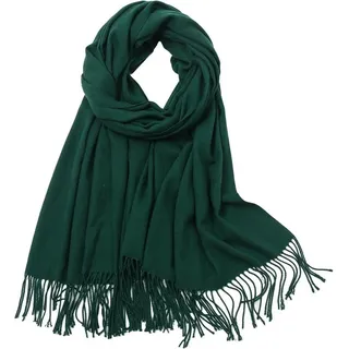 Blusmart Modeschal Superweicher Schal für Damen, (Angenehm zu tragen,Hochwertiger, einfacher und vielseitiger Schal), Winterschal 200*70CM grün