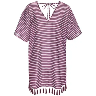 VENICE BEACH Chiffontunika Tuniken gestreift Lila/Weiß 38