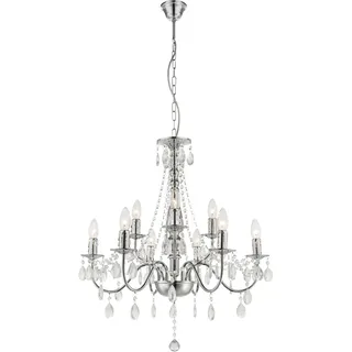 Globo lighting Luster "WILLIAM" in silver | Gr.: onesize