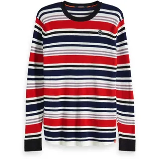 Scotch & Soda Herren Langarmshirt Waffle Stripes 150530-17 S - Combo A - S