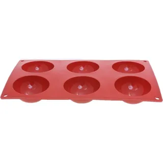 Silikon-Backform 6x Halbkugel Muffinform Törtchenform Silikonform Kuchenform