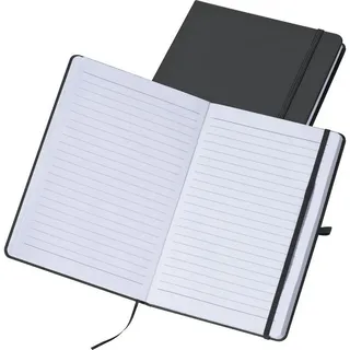 ohne Markename Notizbuch A5 liniert schwarz