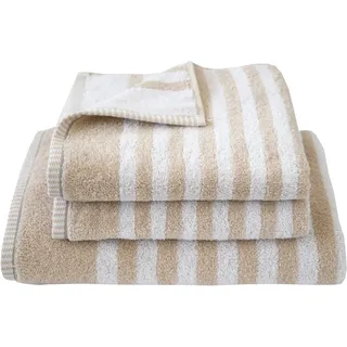 Dyckhoff Maritim 'Sea Stripe' Duschtuch 70 x 140 cm beige