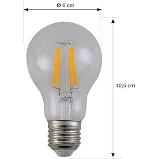 LED-Leuchtmittel Filament, klar, E27, 7,2W, 2700K, 1521 lm