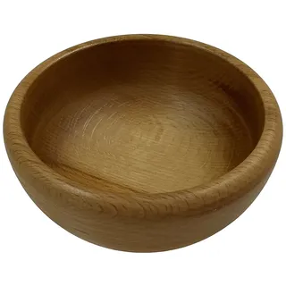 EFO Schale Holz - Rustikale Holzschüssel - Naturschale - Holzschale - Dekoschale - Vesperbrett - Obstschale - Gemüseschale - Salatschüssel - Snackschale - Servierschale Größe 12 cm