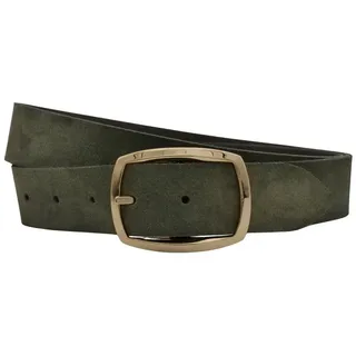 AnnaMatoni Damengürtel Leder 3,5cm grün 90