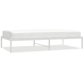 vidaXL Bettgestell 100 x 190 cm Weiß