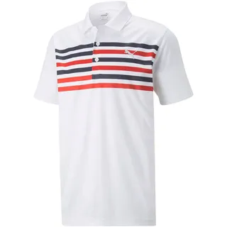 Puma Grint Golf Poloshirt Herren 03 bright white/ski patrol L