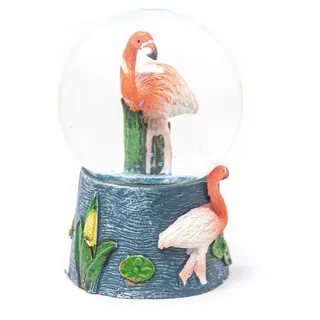 Cornelißen Schneekugel Schneekugel Poly mini - Flamingo Blick mitte
