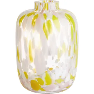 BUTLERS Vase aus Glas -Confetti- Moderne Dekoration für Wohnzimmer und Tischdeko | Blumenvase für Tulpen, Rosen, Pampasgras oder Trockenblumen
