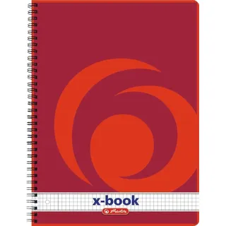 Herlitz Collegeblock x.book A4 kariert Orange