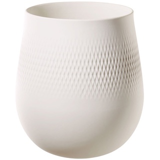 V&B Vase Carré groß Collier blanc 22,5 cm