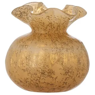 Bloomingville Dekovase Thebe, Vase in Orange, 12cm, aus Glas orange