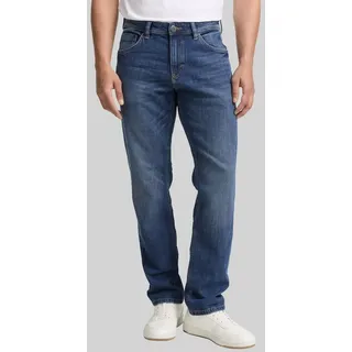 Tom Tailor Marvin Straight Jeans Used Mid Stone Blue Denim 36 30