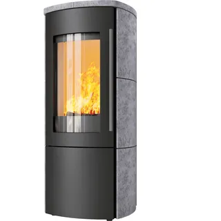 Kaminofen Hark 105 GT ECOplus RUA 6 kW - Speckstein - Korpus: graphit