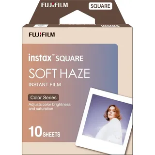 instax Square Film, 10 Aufnahmen, Soft Haze | Sofortbildfolie, quadratisch, 62 x 62 mm