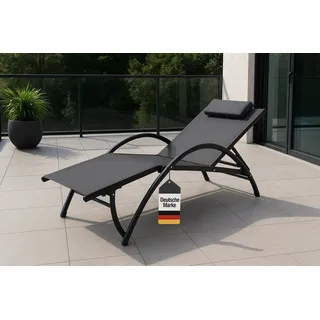 Gardissimo Karin Sonnenliege 173 x 66 x 81 cm Grau
