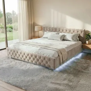 Juskys Nizza 180 x 200 cm beige