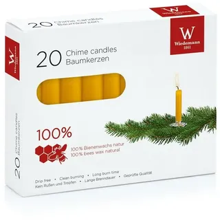 kompatible Ware 20 Kerzen natur