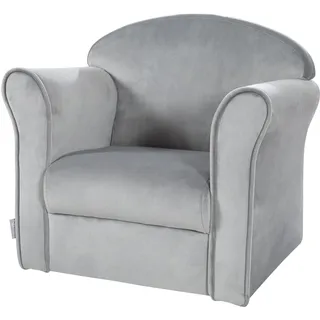 roba Kindersessel Lil Sofa 49 x 39 x 43 cm Textil grau/silber