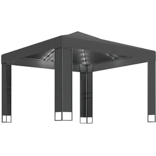 vidaXL Pavillon mit Doppeldach 3 x 3 m Anthrazit