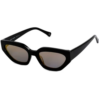 Sonnenbrille GERRY WEBER schwarz Damen Brillen Sonnenbrillen Cateye Damenbrille im Bold-Look, Vollrand