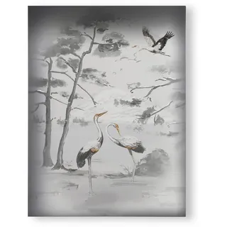 Laura Ashley Animalia Leinwandbild, Metallic 80x60cm - Laura Ashley