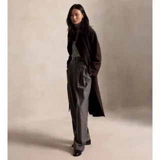 Polo Ralph Lauren für Damen. 211966526501 Brauner Kaschmir-Trenchcoat (XS), Lässig, Klassisch, Cachemir