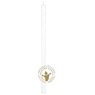 Wiedemann Spaghetti-Kerzen Weiß 280 x 12 mm, 6 Stück, Extra dünne und Lange Stabkerzen