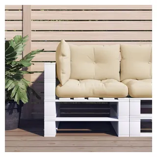 vidaXL Palettenkissen 3-tlg. beige