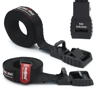 MAGMA Cambuckle Gurte | Lastgurt für Fahrrad, Gepäckträger, Surfbrett, Moto, Auto, Kajak und Träger | Verstellbare und robuste Gurtschnüre für Umreifungswerkzeuge, Fracht und Auto | Befestigung von