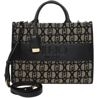 LIU JO Handtasche Schultertasche Ridhi Tote Bag Nero schwarz - M