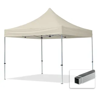 TOOLPORT Faltpavillon Economy 3 x 3 m ohne Seitenteile creme 59002