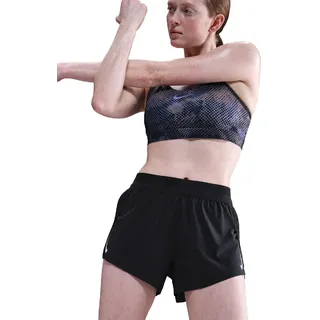 Nike AeroSwift Laufshorts Damen Schwarz L