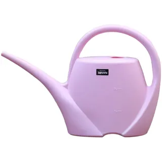 Folpus Blumengießkanne mit langem Ausguss, 3L Mehrweg-Gießkanne, Praktische Gießkanne für die Bewässerung von Pflanzen im Freien, Rosa