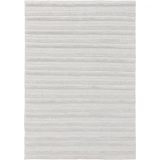 benuta Teppich Toni, rechteckig, Höhe: 41 mm, Kunstfaser, Berber, Ethno-Style, Wohnzimmer weiß 200 cm x 300 cm x 41 mm