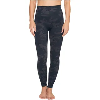 Spanx Leggings für Damen Look at Me Now Seamless Leggings, Black Camo, XS - XS