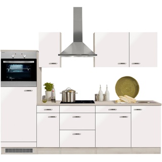 OPTIFIT Küchenzeile Faro, ohne E-Geräte, Breite 270 cm weiß