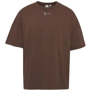 Karl Kani Small Signature Heavy Jersey Washed Boxy T-Shirt - Braun