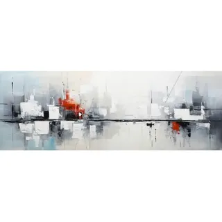 Euroart Aluminiumbild Strong Energy IV, Mehrfarbig, Metall, rechteckig, 140x50x2 cm, einfache und schnelle Anbringung, Bilder und Zubehör, Wandbilder, Metallbilder