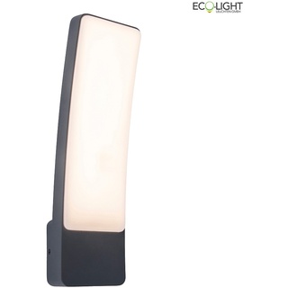 Lutec / Eco-Light LED Aussenwandleuchte KIRA, 19W, 2700-6500K, 1200lm, IP54, RC&App Control, anthrazit ECO-5288909118