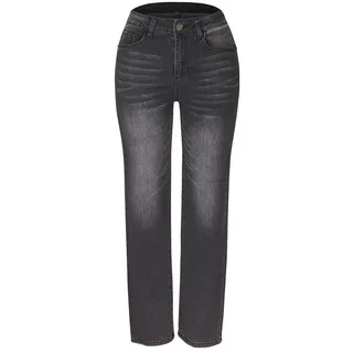AFAZ New Trading UG Loose-fit-Jeans Schlichte und vielseitige, hochelastische Sommerjeans mit weitem Bein L