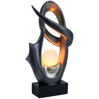 LED Solar Deko Außen Lampe Feuer Effekt Garten Terrassen Beleuchtung Design Leuchte silber