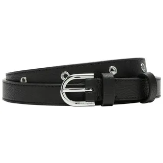 Liebeskind Berlin Ledergürtel Eyelts Belt 1.8 CM aus echtem Leder schwarz W85